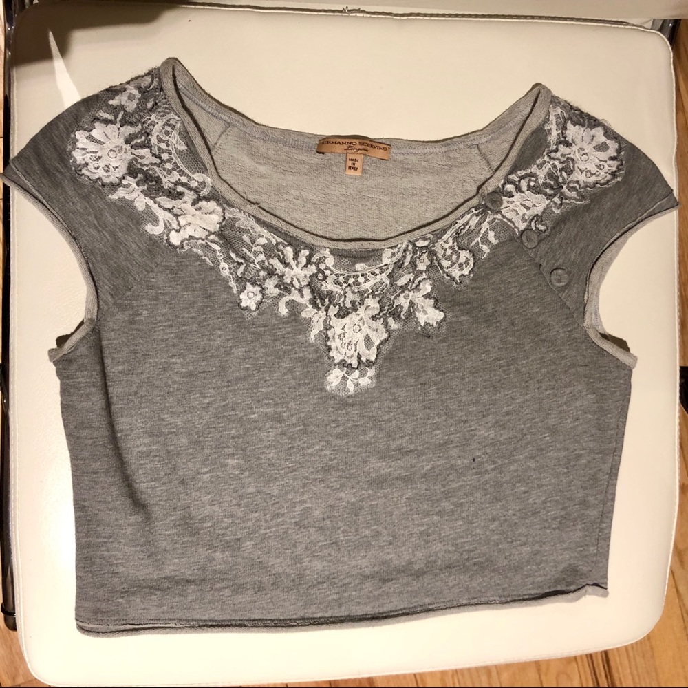 Remanno scervino crop top